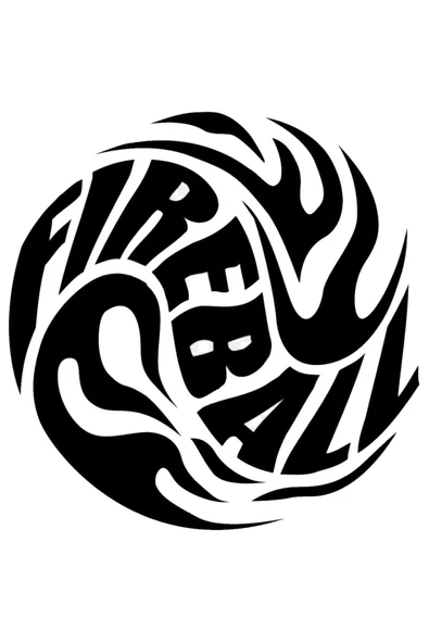 Fıre Ball Sticker 30 X 30 Cm