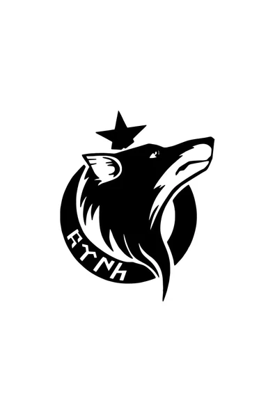 Bozkurt Ay Göktürkçe Sticker 30 X 36 Cm