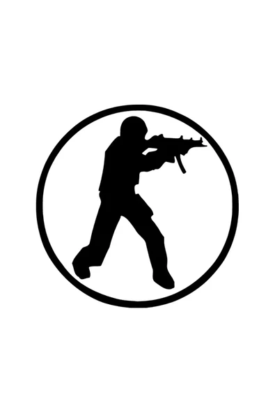 Counter Strike Sticker 10 X 10 Cm