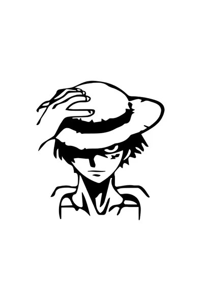 One Piece Monkey Sticker 10 X 11 Cm