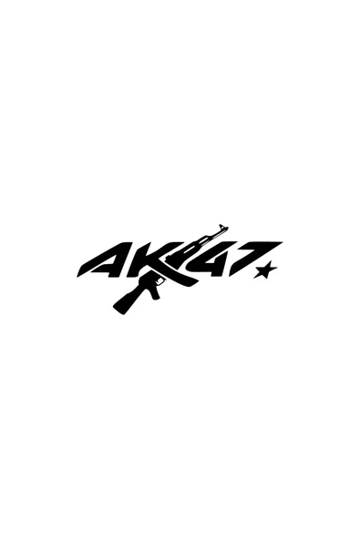 Ak47 Sticker 10 X 4 Cm