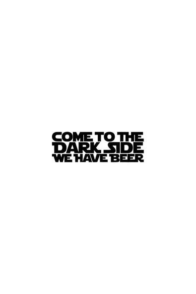Star Wars Come To The Dark Side Sticker 20 X 6 Cm