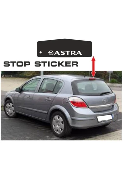 Opel Astra H Kasa Stop özel yeni sticker