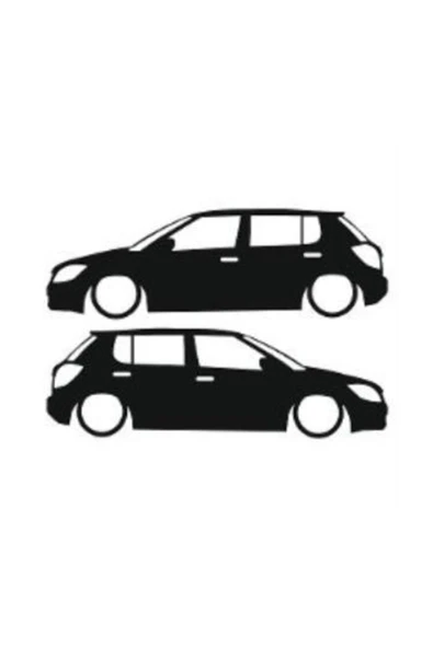 Otomobil Tasarım Oto özel yeni sticker Model 18 Siyah 16*6 Cm