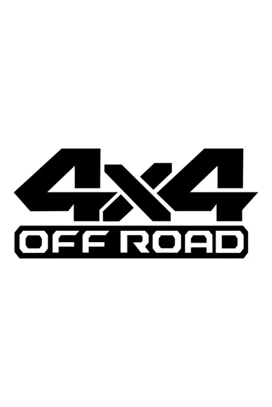 Off Road 4X4 Sticker 20 X 8 Cm