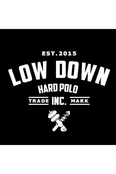 Low Down Hard Polo Arka Cam özel yeni sticker 40*31 Cm