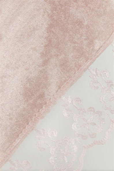 Güpürlü Kadife Fiskos Örtüsü - Resim 2