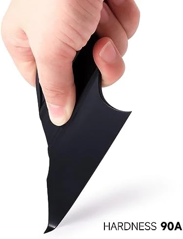 Saplı Ufak Köşelik Kenar Raglesi Cam Filmi Çekme Aparatı Siyah - 2