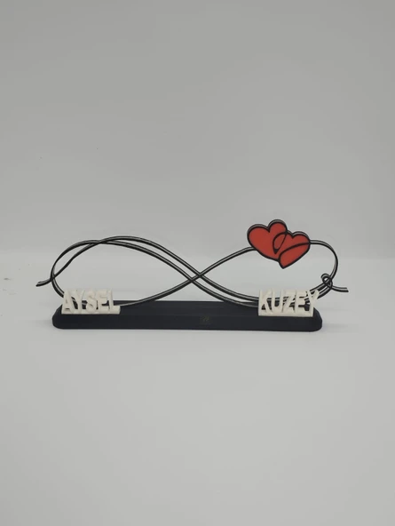 Sonsuzluk Aşkı 3D Baskılı Dekor Sevgililer Günü veya Yıldönümleri için Kişiselleştirilmiş Romantik Hediye - 6