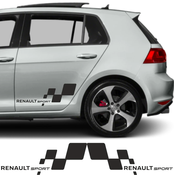 Renault R19 İçin özel yeni uyumlu Aksesuar Yan Sport 28*13