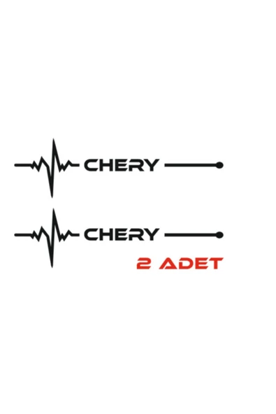 Chery İçin özel yeni uyumlu Aksesuar Nabız özel yeni sticker Siyah 30*8 Cm