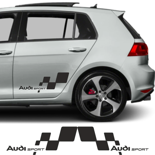 Audi Rs İçin özel yeni uyumlu Aksesuar Yan Sport 56*26