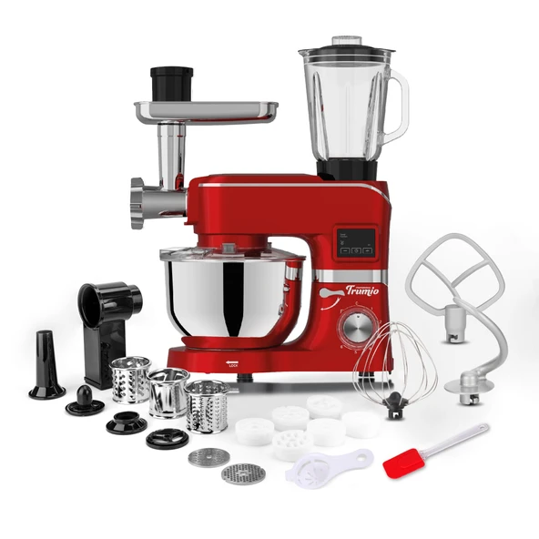 Trumio SM1503BMLF 6.2 lt Kırmızı Blender ve Hamur Yoğurma Makinesi - 2