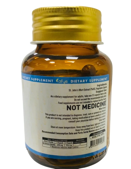 Afye St. Johns   Wort (60 kapsül) - 2
