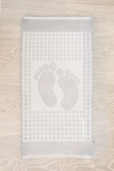 Özdilek Winter 2'li Ayak Havlusu 50x70 - Gri - Resim 4