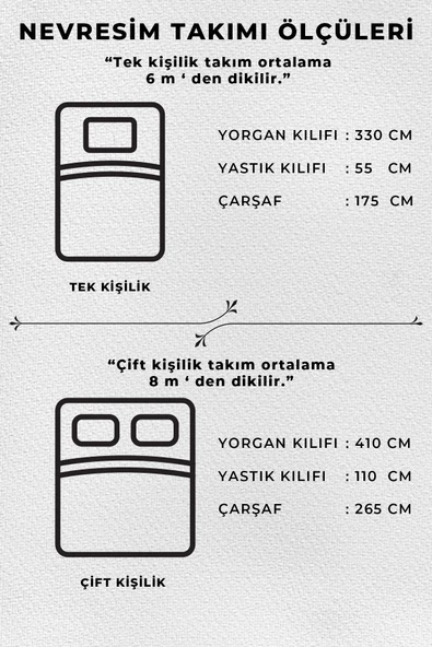 Royal 63 Tel %100 Pamuk Akfil Metrelik Nevresim Kumaşı 10 Metre - Gri - 8