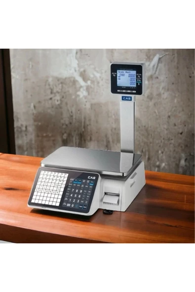 CAS Cl 3000P 30 Kg 5 Gr Barkodlu Terazi - Resim 5