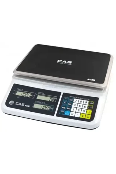 CAS PRII 15 Kg 5 Gr Fiyat Hesaplamalı Terazi ürün görseli 1