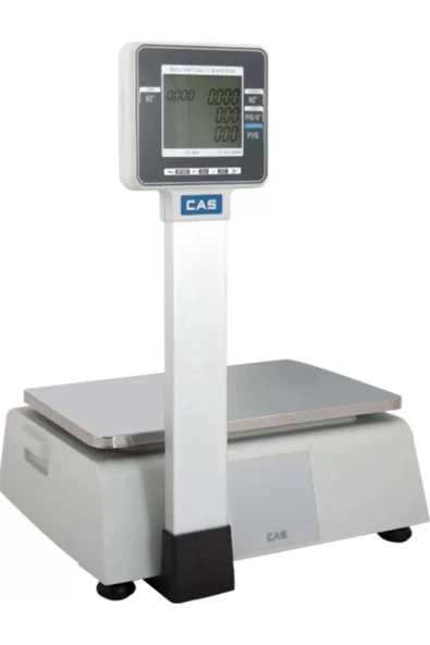 CAS Cl 3000P 15 Kg 2 Gr Barkodlu Terazi - Resim 3