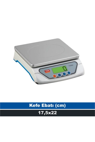 TEM Ts-500 25 Kg 1 Gr Hassas Terazi (onaysız) ürün görseli 1