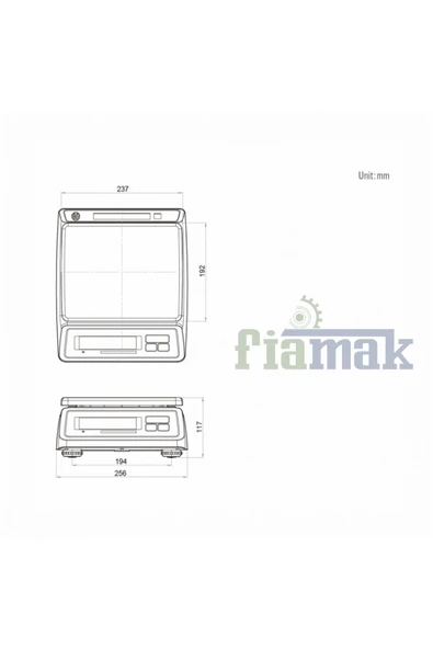 CAS Sw Iı W 15 Kg. Sıvı Korumalı Tartım Terazisi - Resim 3