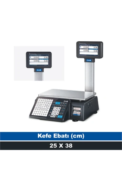 CAS Cn1 30 Kg 5 Gr Barkodlu Terazi (onaylı) ürün görseli 1