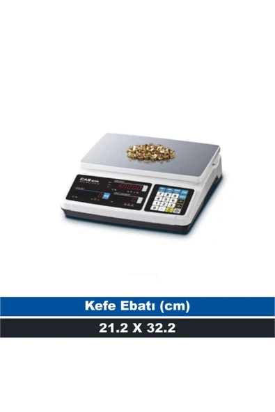 CAS Pr-c 15 Kg 0,5 Gr Adet Sayım Terazisi (onaysız) ürün görseli 1