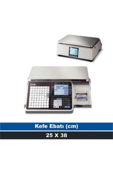 CAS Cl-3000 30 Kg 5 Gr Barkodlu Terazi (onaylı) ürün görseli 1