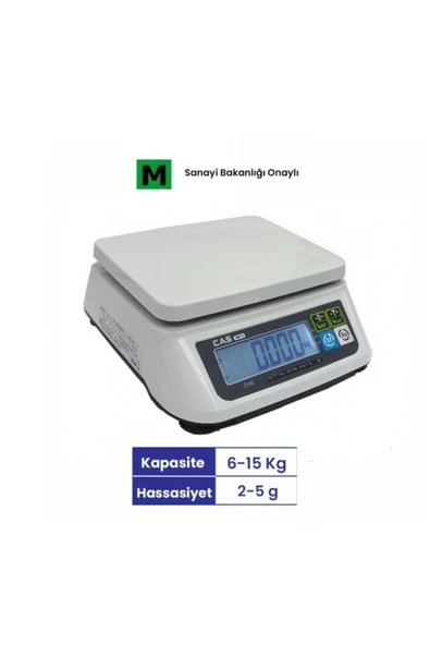 CAS Sw-ıı 15 Kg.onaylı Tartım Terazisi ürün görseli 1