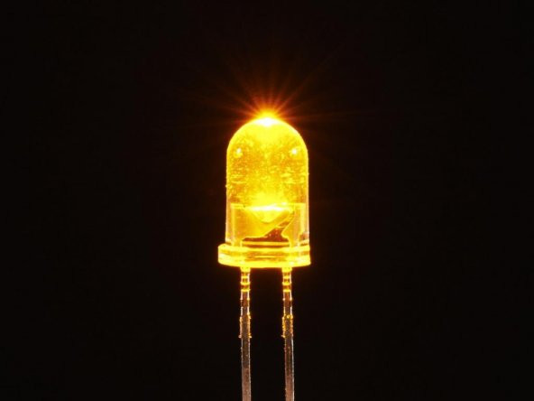 LED-5mm  SARI ŞEFFAF AT-LD/5MM-YC ( AMBER )