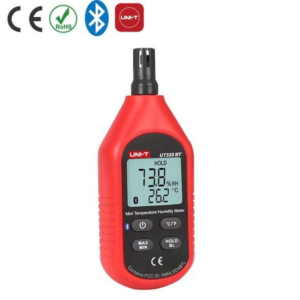 UNI-T  UT 333BT Bluetooth Mini Isı Nem Ölçer -10°/60°  0-100 Rh - 2