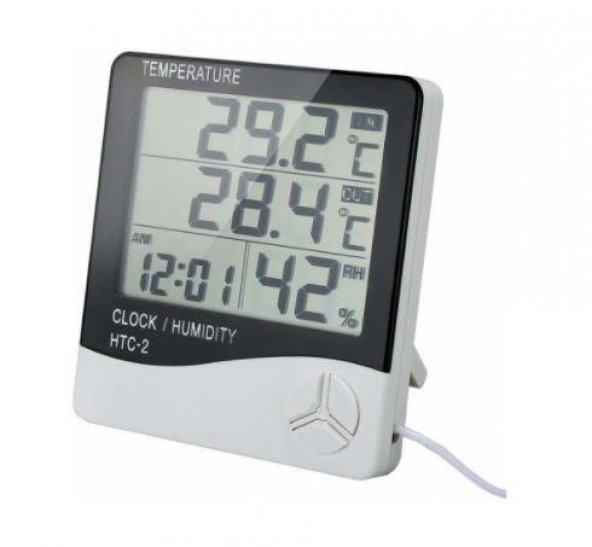 Htc-2 Saat Termometre Isı Nem Ölçer Problu - 2