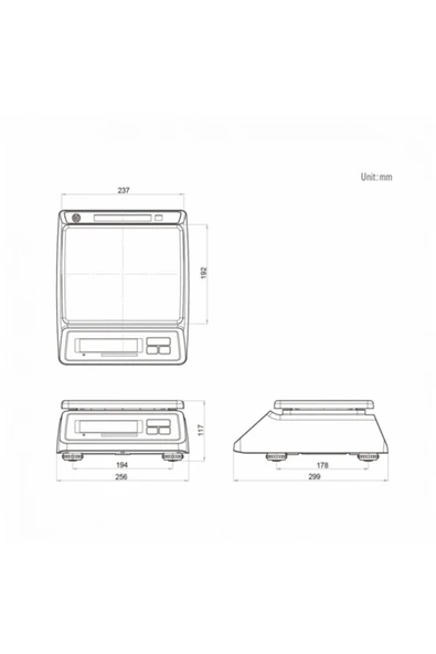 CAS Sw Iı W 15 Kg. Sıvı Korumalı Tartım Terazisi - Resim 3