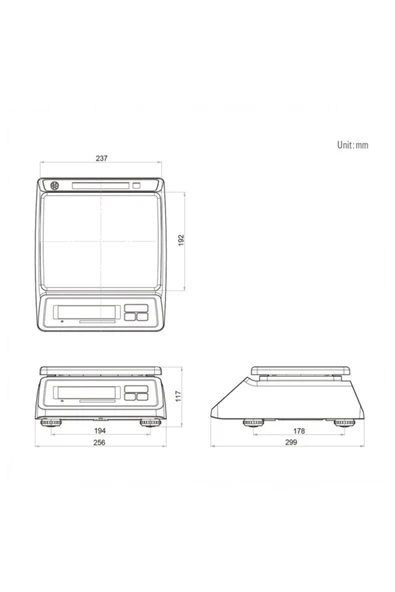 CAS Sw Iı W 30 Kg. Sıvı Korumalı Tartım Terazisi - Resim 3