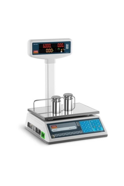 TEM Sabit Boyunlu Market Terazisi ürün görseli 1