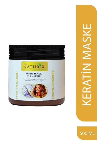 Keratin Bakım Saç Maskesi 500 Ml - Nemlendirici, Canlandırıcı ve Tüm Saç Tiplerine Uygun
