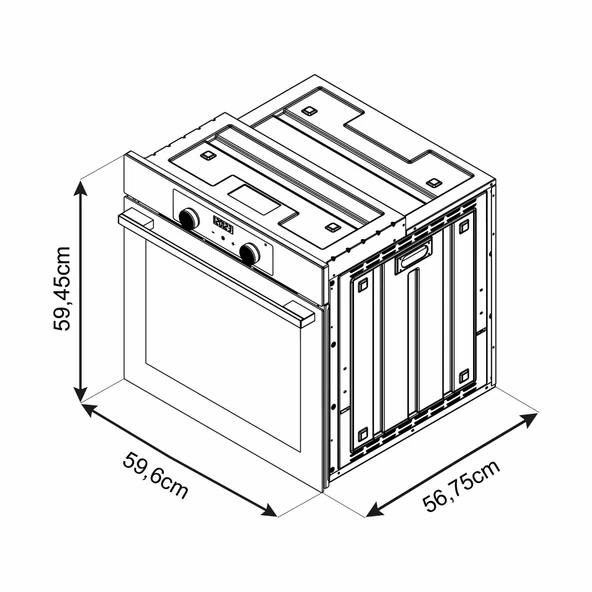 Simfer 8217 Airfry Plus, Siyah Cam Dijital,10 Fonk - Resim 7