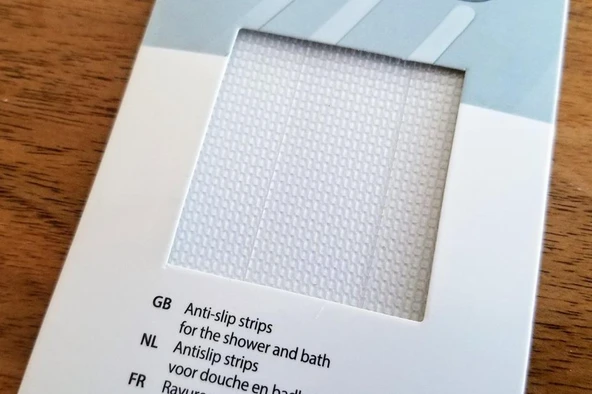 WENKO Banyo Zemin Kaydırmaz Yapışkanlı Bant Kaymaz Bant Şeffaf 6'lı 25x1,8 CM - 2