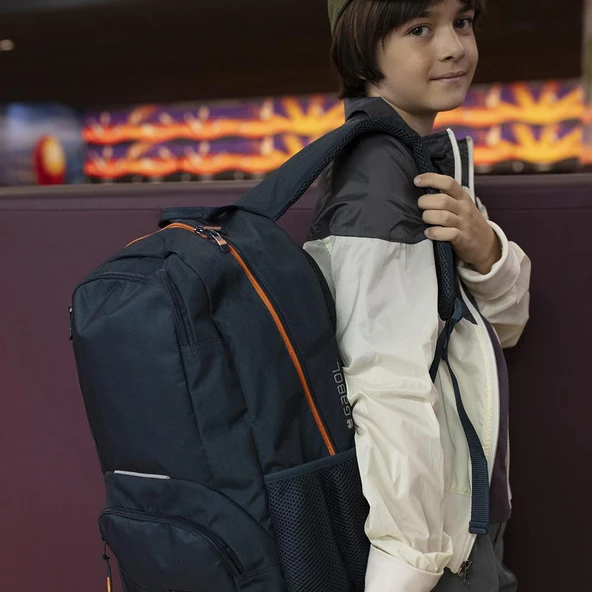 Gabol Okul Sırt Çantası Sprint Siyah 28L GB.235258 - Resim 6