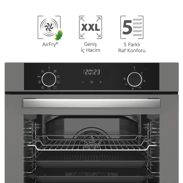 Simfer 8217 Airfry Plus, Siyah Cam Dijital,10 Fonk - 2