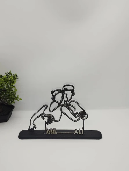 Kişiselleştirilmiş Çift Vücut 3D Baskı Masa Dekoru, Özel Çift Masa Dekoru, Sevgililer Günü Hediyesi, Sevgililer Günü Hediyesi, Yıldönümü Hediye Dekoru - 3