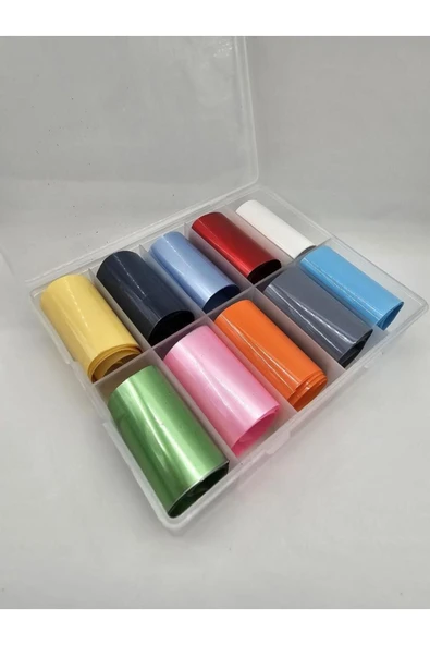 10'lu Rulo Tırnak Folyosu - Nail Art