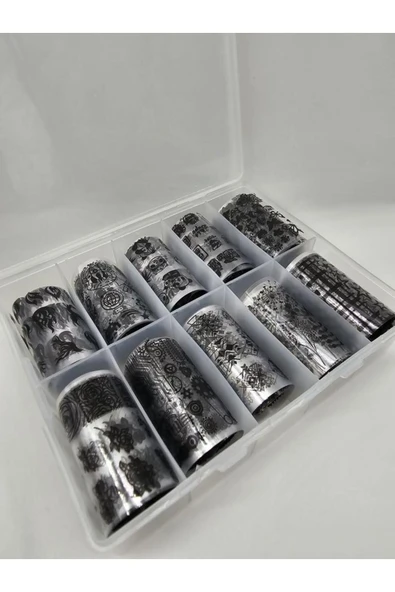 10'lu Rulo Tırnak Folyosu - Nail Art