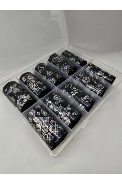 10'lu Rulo Tırnak Folyosu - Nail Art