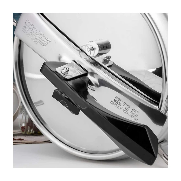 COOKER CKR-911 LARA 6 LT 304 KALİTE KLASİK DÜDÜKLÜ TENCERE - 4