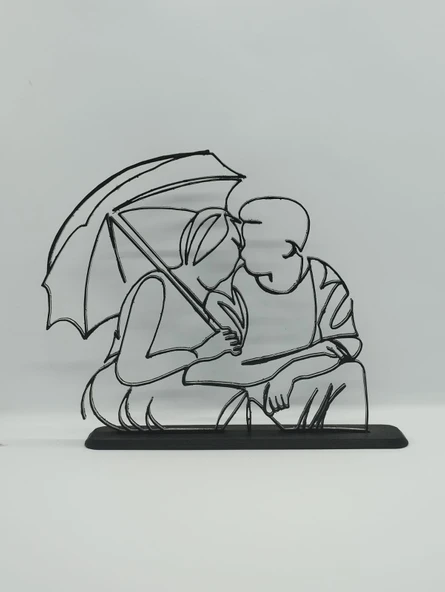 Kişiselleştirilmiş Çift 3D Baskı Masa Dekoru, Özel Çift Masa Dekoru, Sevgililer Günü Hediyesi, Sevgililer Günü Hediyesi, Yıldönümü Hediye Dekoru - 6