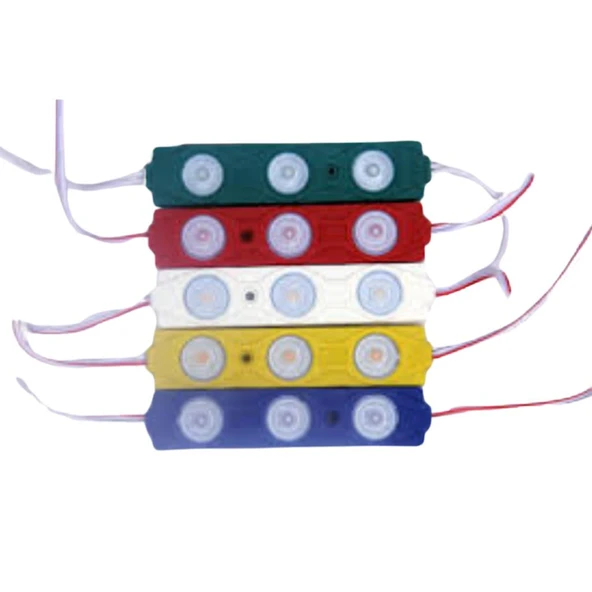 Modül Led 3 Lü RGB (Rengarenk) 20 Li - 2
