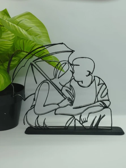 Kişiselleştirilmiş Çift 3D Baskı Masa Dekoru, Özel Çift Masa Dekoru, Sevgililer Günü Hediyesi, Sevgililer Günü Hediyesi, Yıldönümü Hediye Dekoru - 2