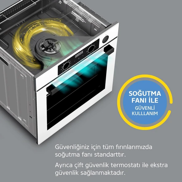 Simfer 8215 Airfry Plus, Siyah Cam Dijital,10 Fonk - Resim 4