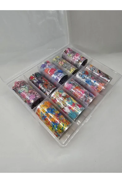 10'lu Rulo Tırnak Folyosu - Nail Art